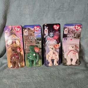  ION Set of 4 McDonald's Teenie Beanie Babies from International Bear Collection